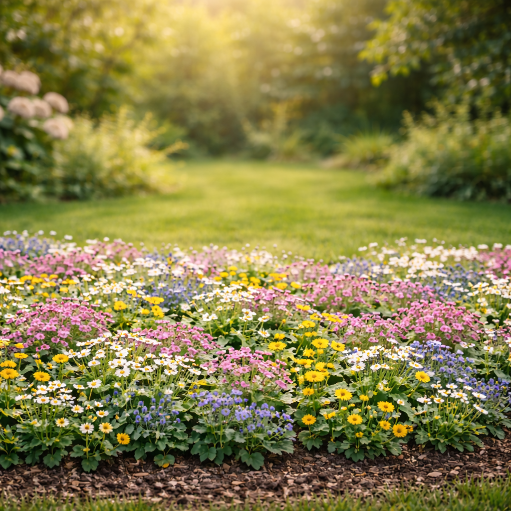 Low Growing Wildflower Seeds Mix – Compact Heirloom Blooms for Borders, Paths & Pollinators