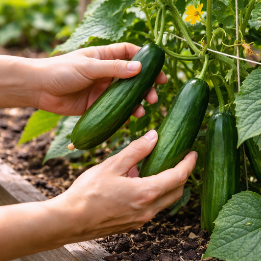 Cucumber Seeds – Ashley | Heirloom Slicing Cucumber | Vigorous Vines | Home Garden