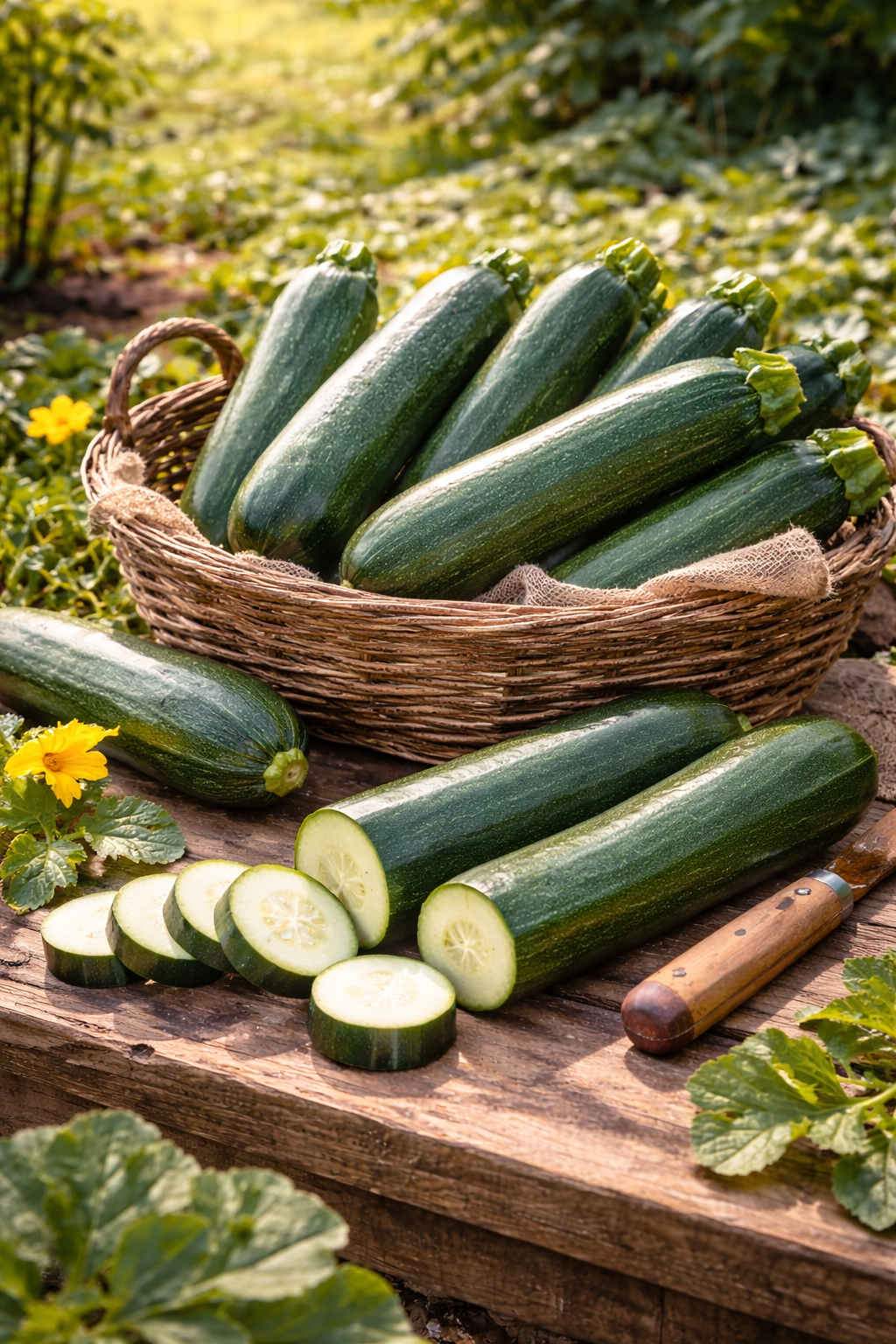 Organic Dark Green Zucchini Seeds – Summer Squash Heirloom Variety