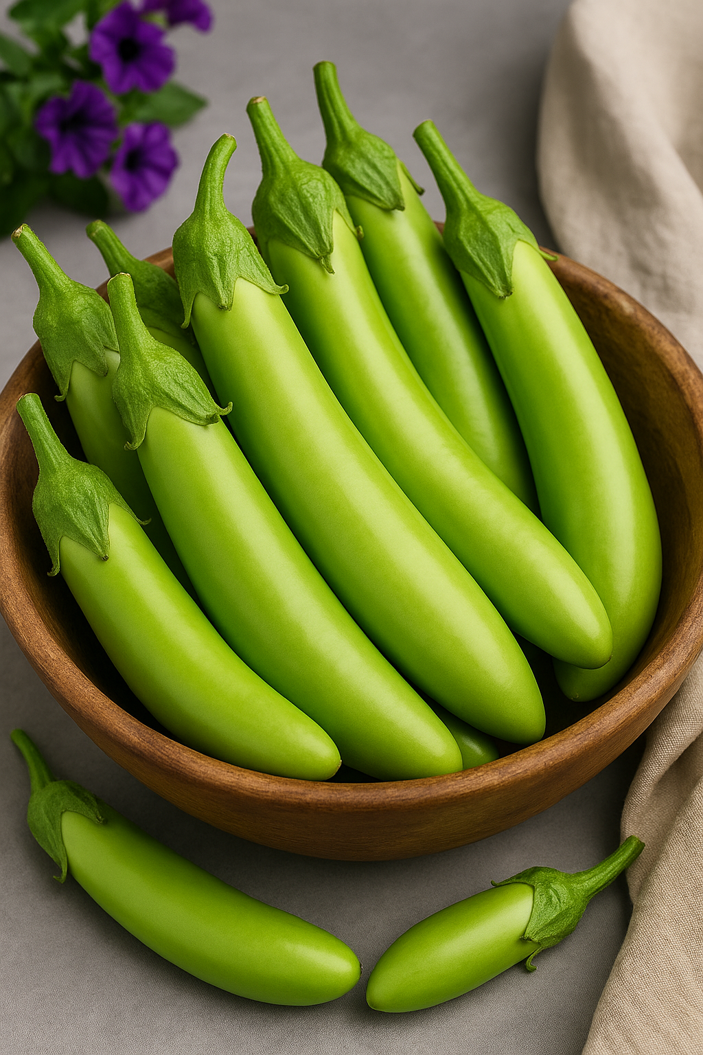 Fingers Green Eggplant Seeds