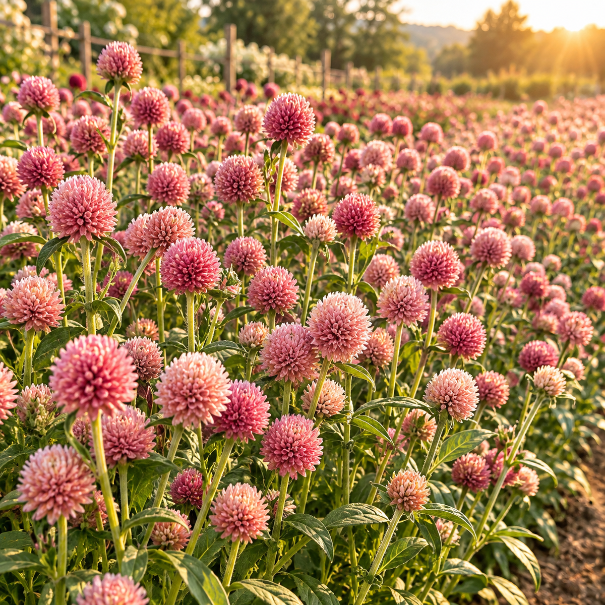QIS Rose Gomphrena 25+Seeds – Rose Pink Globe Amaranth – Long Lasting Cut Flower – Heat Loving Dried Flower