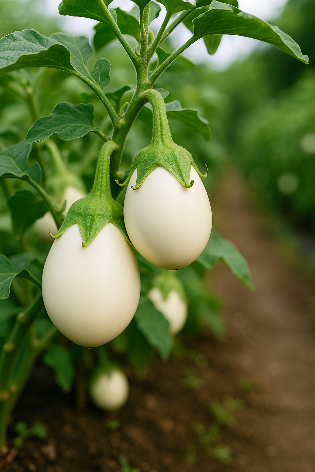 Japanese White Egg Eggplant Seeds – Rare Mini Eggplants