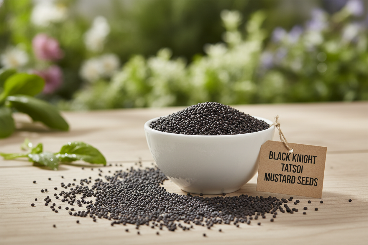 Black Knight Tatsoi Mustard Seeds