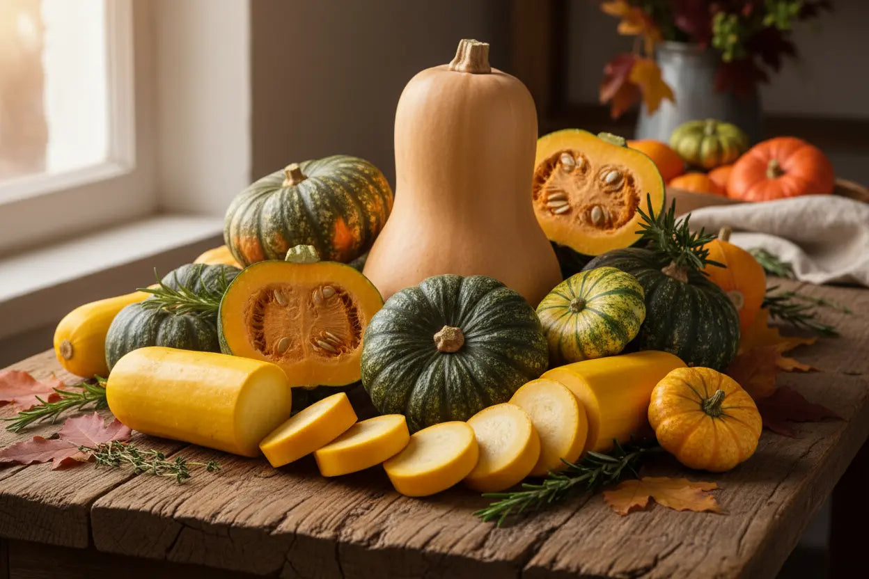 Squash Sprouts and Petals