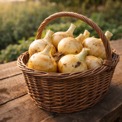 Walla Walla Sweet Onion Seeds – Heirloom Sweet Onions – Mild Flavor Bulbs – Large Yellow Onions