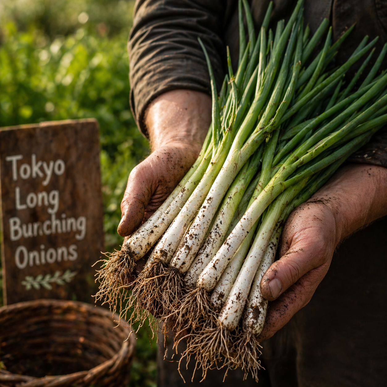 Tokyo Long Bunching Onion Seeds – Heirloom Green Onion Seeds – Hardy Japanese Onion – Cut and Come Again
