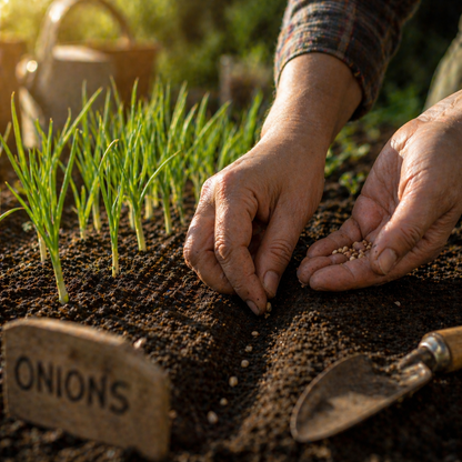 Nebuka Evergreen Bunching Onion Seeds – Heirloom Green Onion Seeds – Cold Hardy Scallions – Cut and Come Again