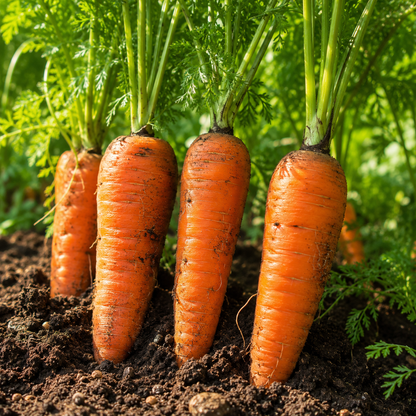 Autumn King Flakkee Carrot 500 Seeds – Heirloom Carrot – Large Storage Orange Carrot