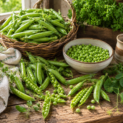 Thomas Laxton Pea 25+ Seeds – Heirloom Sweet Shelling Peas – Early Green Pea