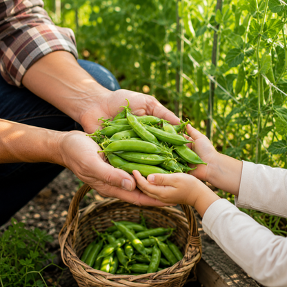 Cascadia Snap Pea 30+Seeds – Sweet Sugar Snap Peas – Productive Crisp Edible Pods