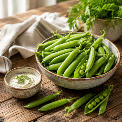 Cascadia Snap Pea 30+Seeds – Sweet Sugar Snap Peas – Productive Crisp Edible Pods