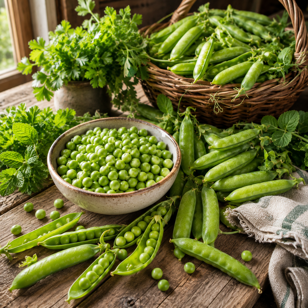 Cascadia Snap Pea 30+Seeds – Sweet Sugar Snap Peas – Productive Crisp Edible Pods