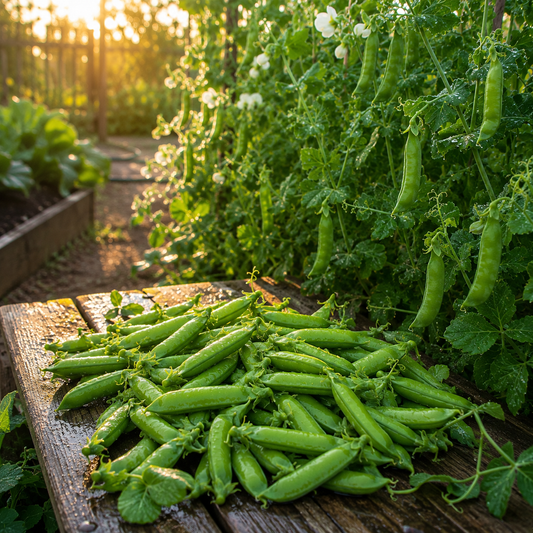Progress No. 9 Pea 25+ Seeds – Early Dwarf Shelling Sweet Peas – Compact Containers Hydroponics