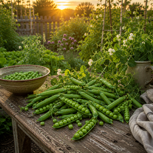 Sugar Daddy Snap Pea 50+ Seeds – Productive Stringless Edible Pod Peas – Sweet Crisp Snap Peas