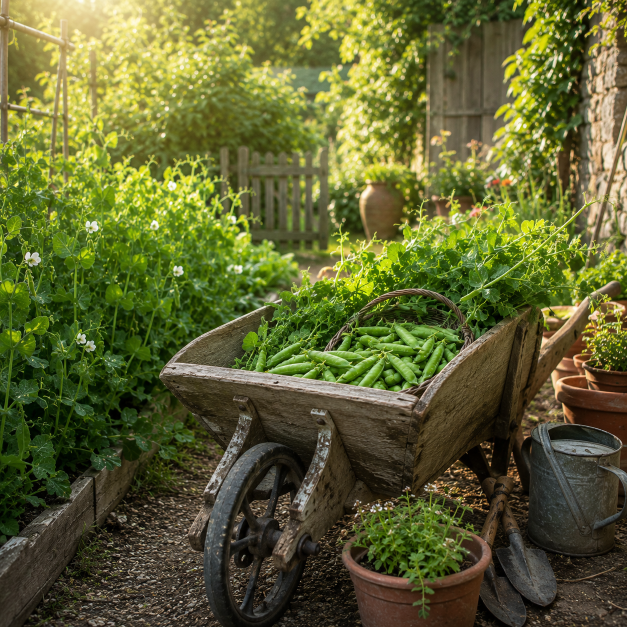 Sugar Daddy Snap Pea 50+ Seeds – Productive Stringless Edible Pod Peas – Sweet Crisp Snap Peas