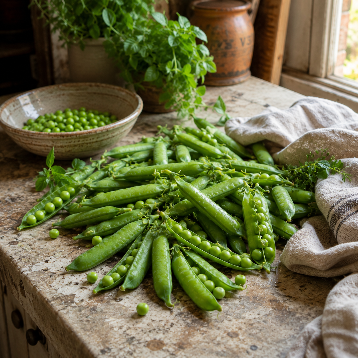 Sugar Daddy Snap Pea 50+ Seeds – Productive Stringless Edible Pod Peas – Sweet Crisp Snap Peas