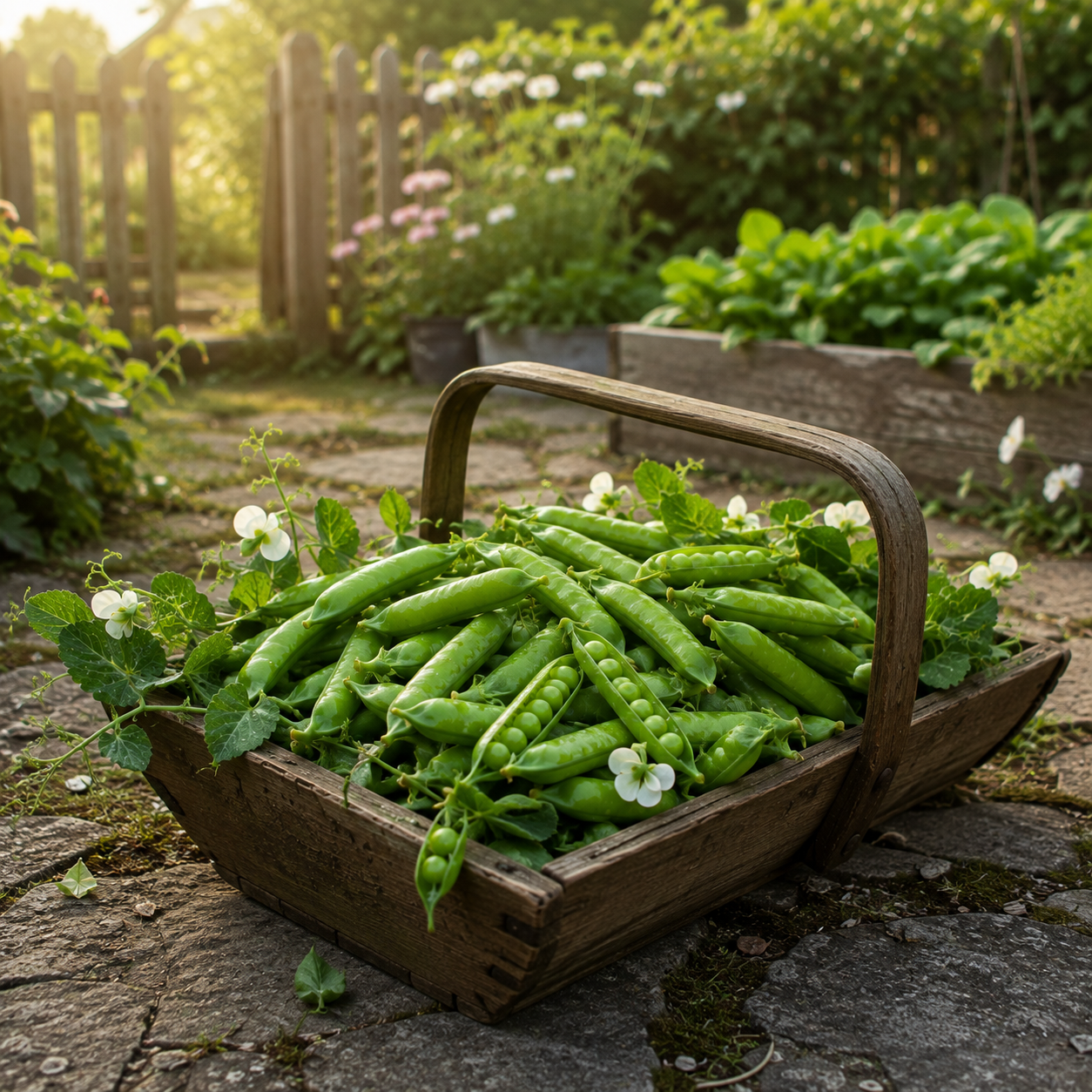 Sugar Daddy Snap Pea 50+ Seeds – Productive Stringless Edible Pod Peas – Sweet Crisp Snap Peas