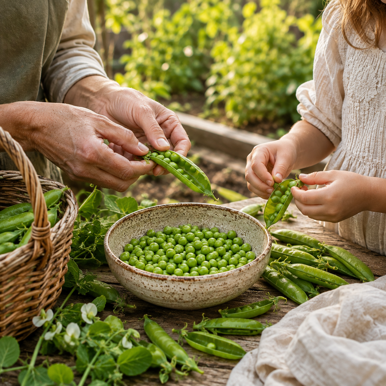 Sugar Daddy Snap Pea 50+ Seeds – Productive Stringless Edible Pod Peas – Sweet Crisp Snap Peas