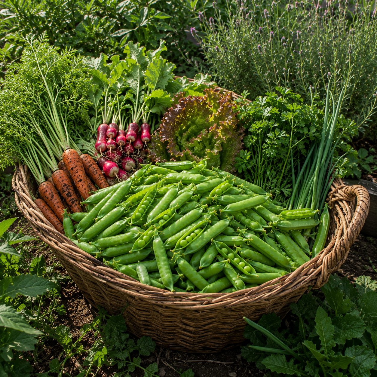 Sugar Daddy Snap Pea 50+ Seeds – Productive Stringless Edible Pod Peas – Sweet Crisp Snap Peas