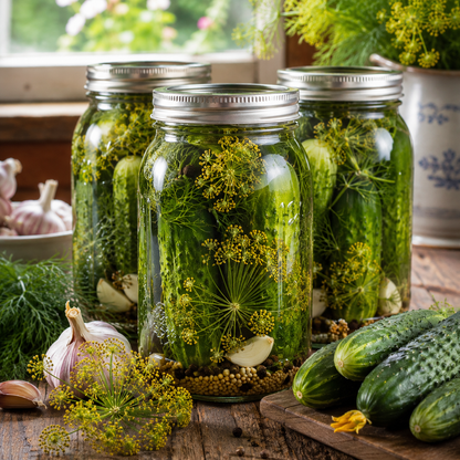 Mammoth Long Island Dill 1000+Seeds – Heirloom Herb Seeds – Tall Aromatic Dill for Pickling