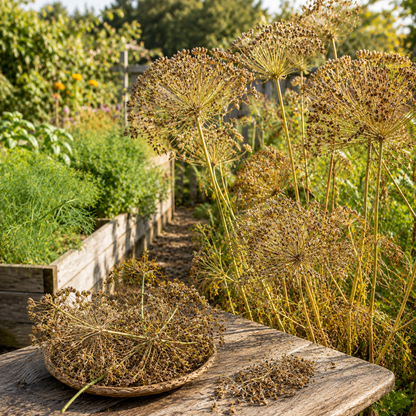 Mammoth Long Island Dill 1000+Seeds – Heirloom Herb Seeds – Tall Aromatic Dill for Pickling