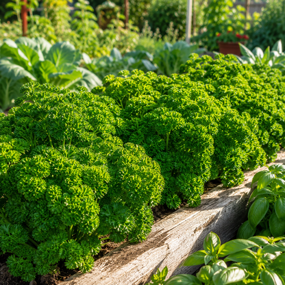 Evergreen Parsley 100+ Seeds – Heirloom Curly Leaf Parsley