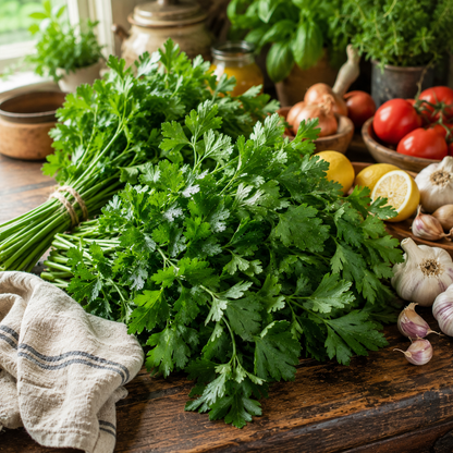 Italian Giant Parsley 250 Seeds – Heirloom Giant Flat Leaf Parsley