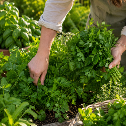 Italian Giant Parsley 250 Seeds – Heirloom Giant Flat Leaf Parsley