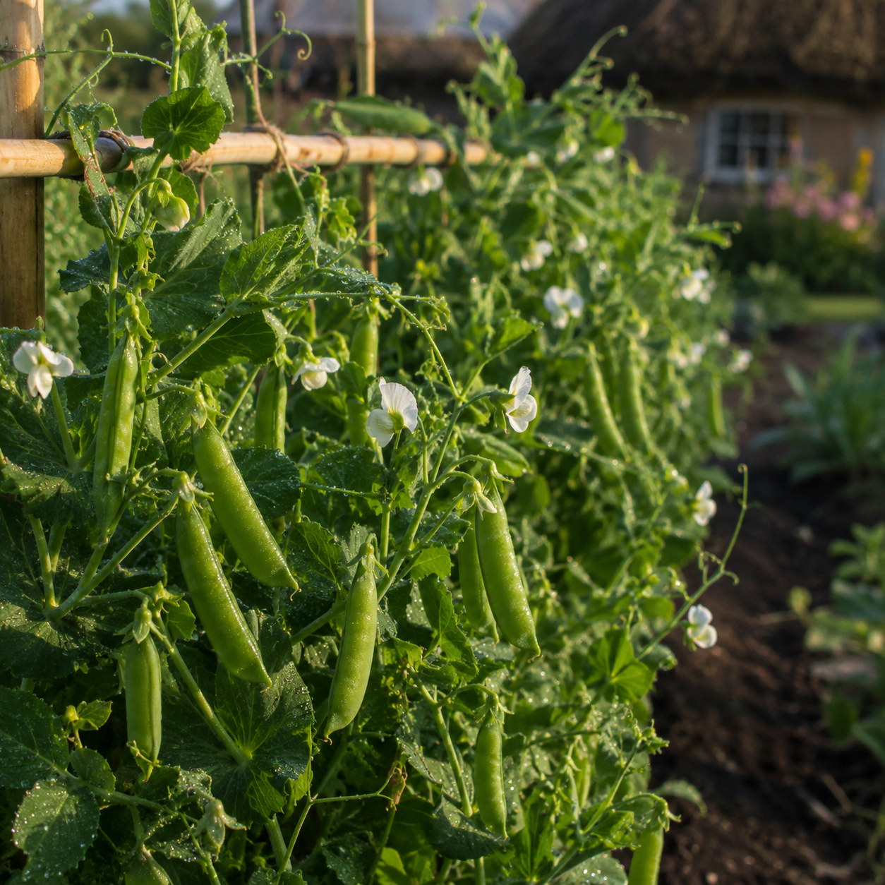 Perfection Dark Seeded Pea 25+ Seeds – Productive Sweet Heirloom Shelling Peas