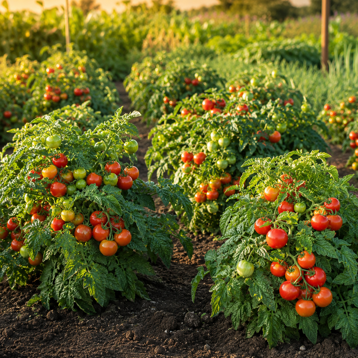 ittle Sicily F1 Tomato 10+Seeds – Compact Red Slicer Tomato – Dwarf Patio Container Tomato Sprouts and Petals