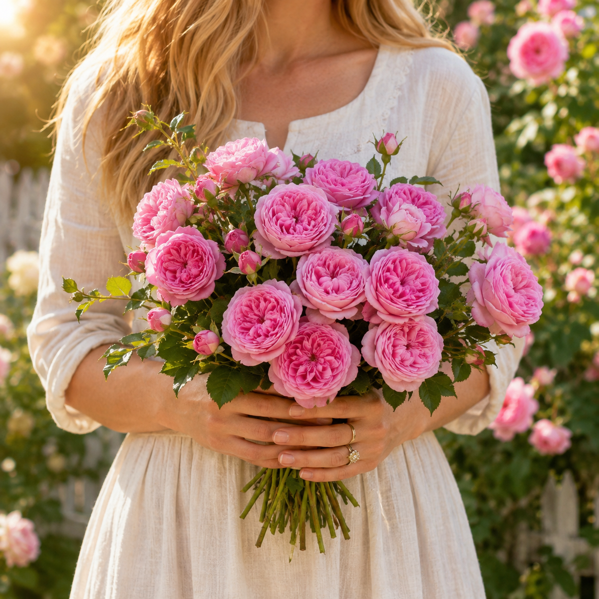 Pink Climbing Rose 10 Seeds – Romantic Pink Climber – Fragrant Garden Rose – Trellis & Arbor Flower Seeds