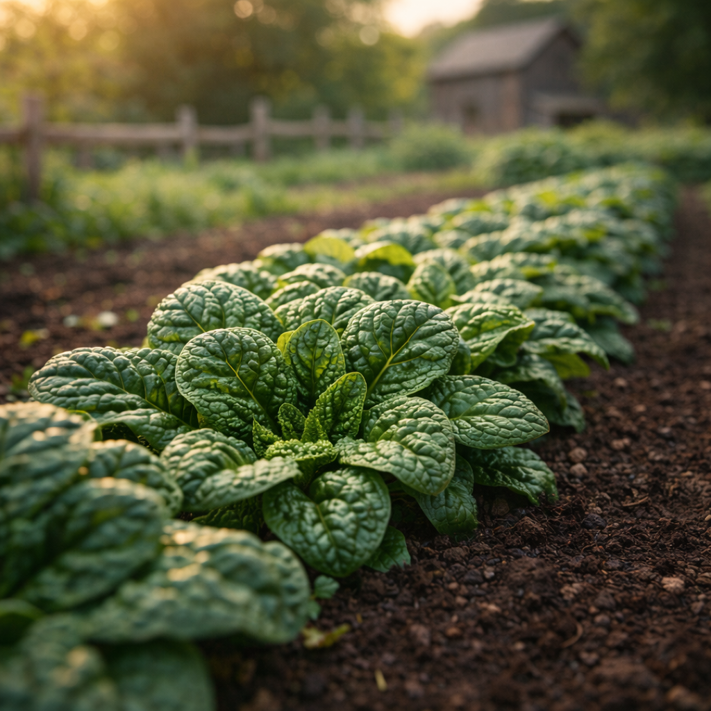 Bloomsdale Long Standing Spinach Seeds – Heirloom Spinach Variety – Slow to Bolt – Cool Season Vegetable Garden Seeds – Non GMO