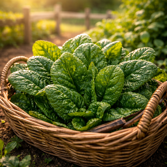 Bloomsdale Long Standing Spinach Seeds – Heirloom Spinach Variety – Slow to Bolt – Cool Season Vegetable Garden Seeds – Non GMO