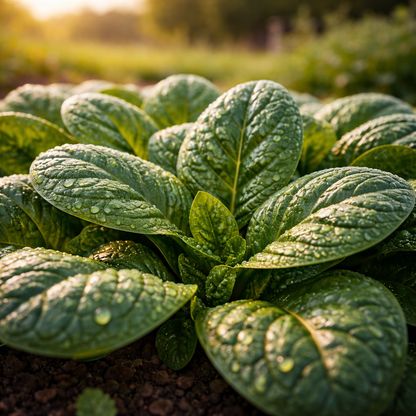 America Spinach Seeds – Heirloom Spinach Variety – Cold Hardy Leafy Greens – Non-GMO Garden Seeds for Spring & Fall Planting