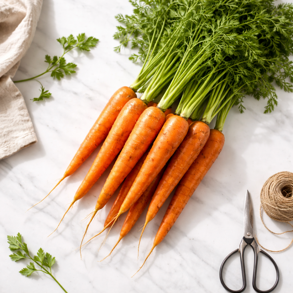 Tendersweet Carrot Seeds | Heirloom Sweet Carrots – Non-GMO Cool Season Vegetable | Easy Backyard Garden Vegetable
