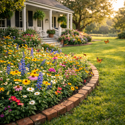 Southeast Mix - Wildflower Seeds | Heat-Tolerant Southern Flower Seed Blend | Pollinator Garden | Butterfly & Bee Friendly
