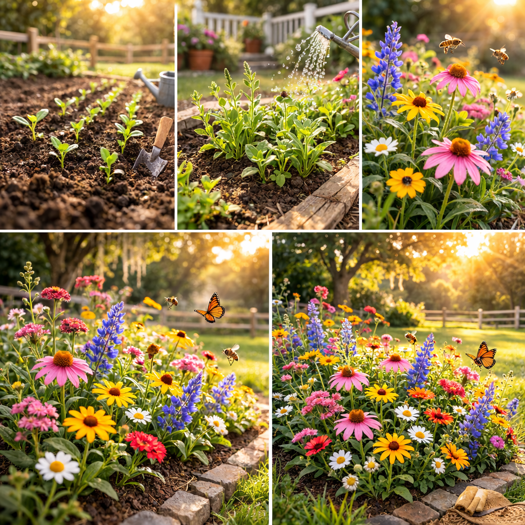 Southeast Mix - Wildflower Seeds | Heat-Tolerant Southern Flower Seed Blend | Pollinator Garden | Butterfly & Bee Friendly