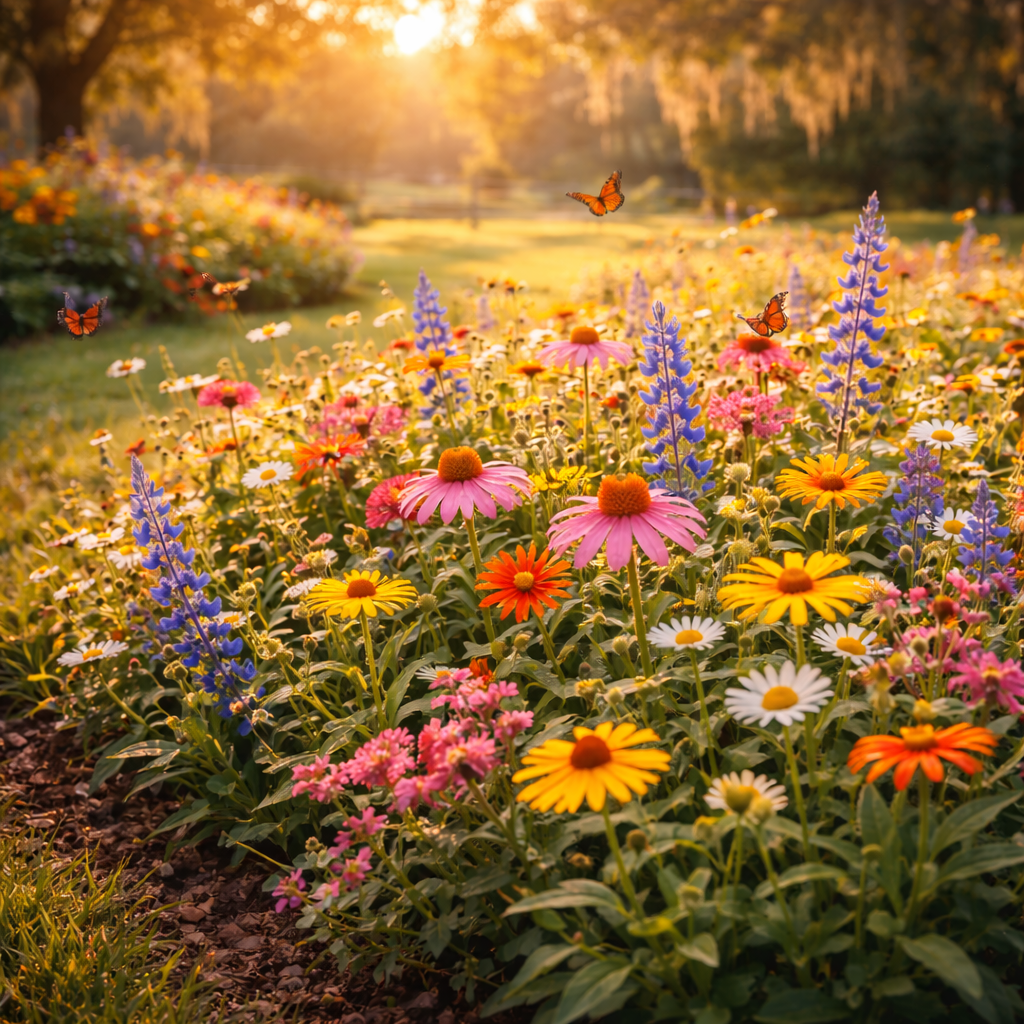 Southeast Mix - Wildflower Seeds | Heat-Tolerant Southern Flower Seed Blend | Pollinator Garden | Butterfly & Bee Friendly
