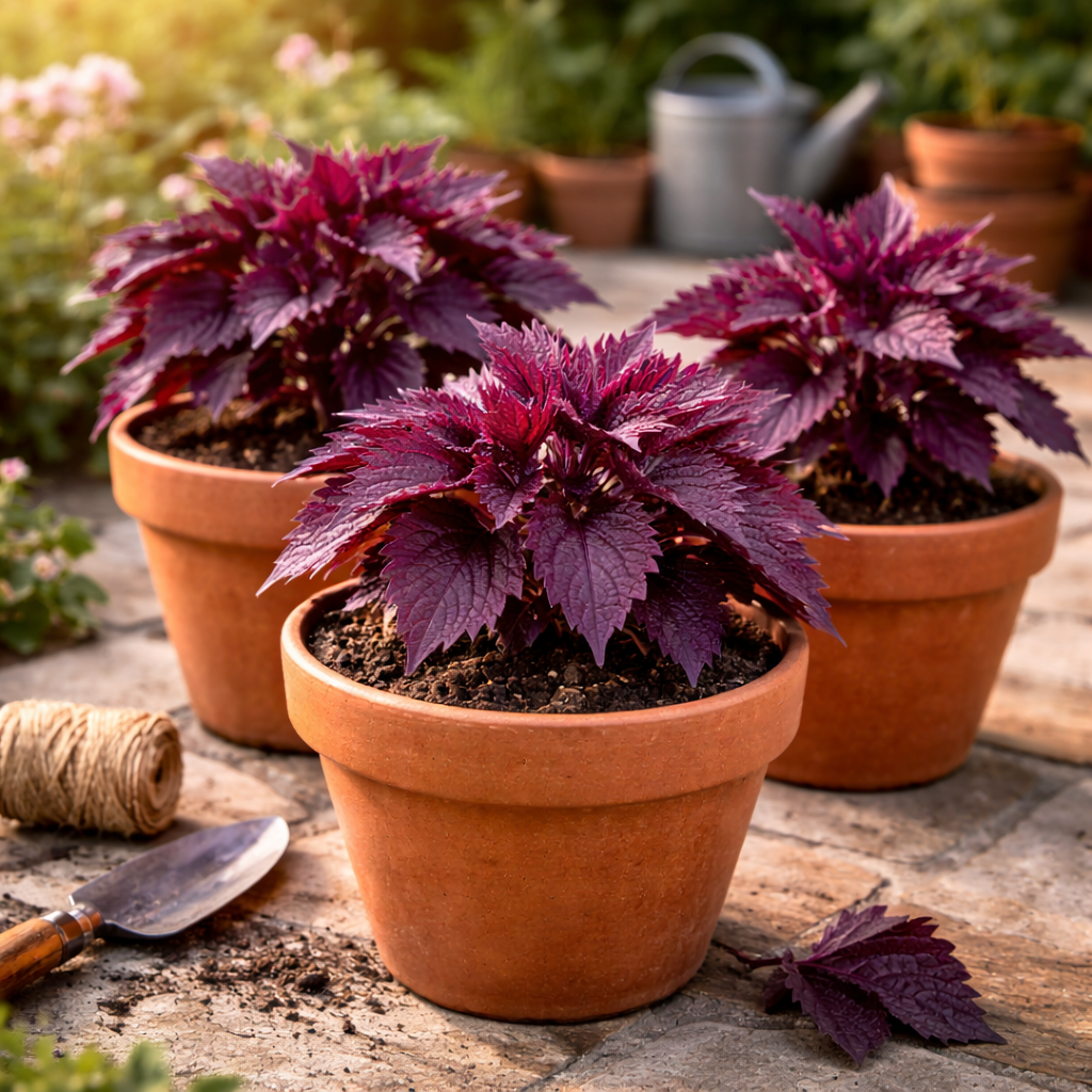 Purple Shiso Herb Seeds (Perilla) Asian Herb for Sushi & Korean Dishes