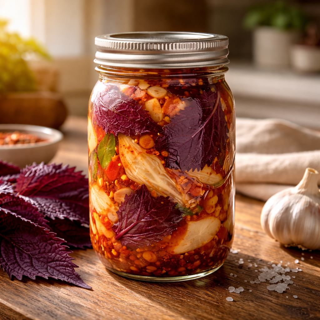 Purple Shiso Herb Seeds (Perilla) Asian Herb for Sushi & Korean Dishes