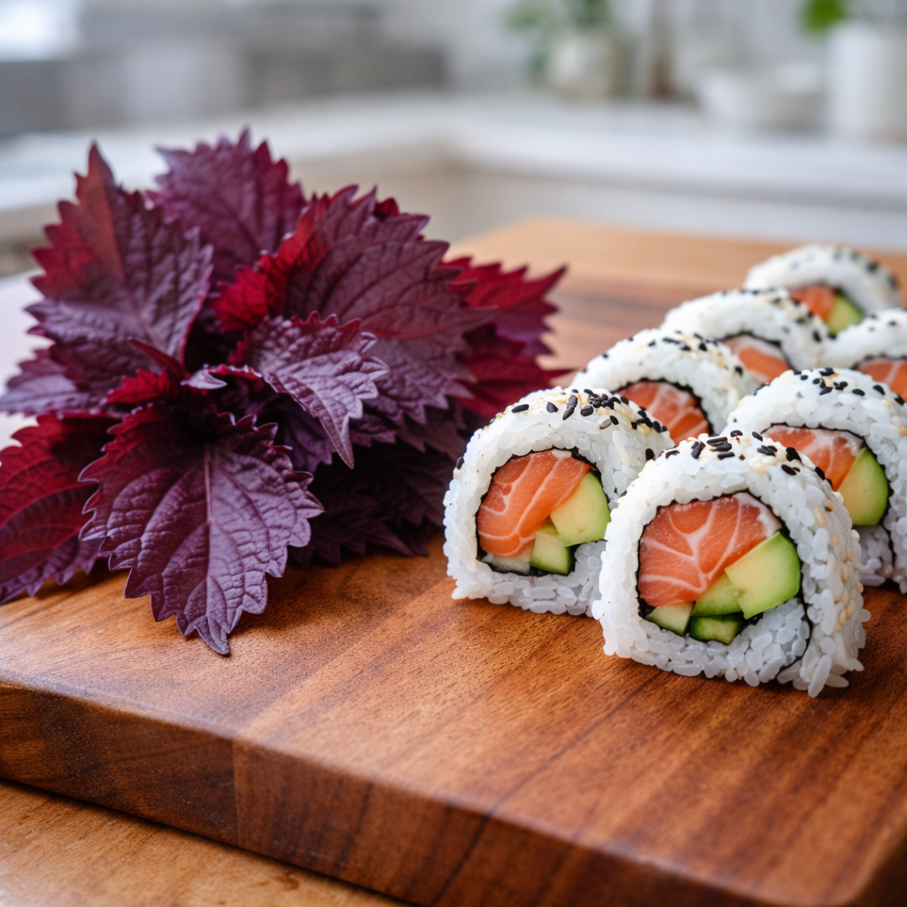 Purple Shiso Herb Seeds (Perilla) Asian Herb for Sushi & Korean Dishes