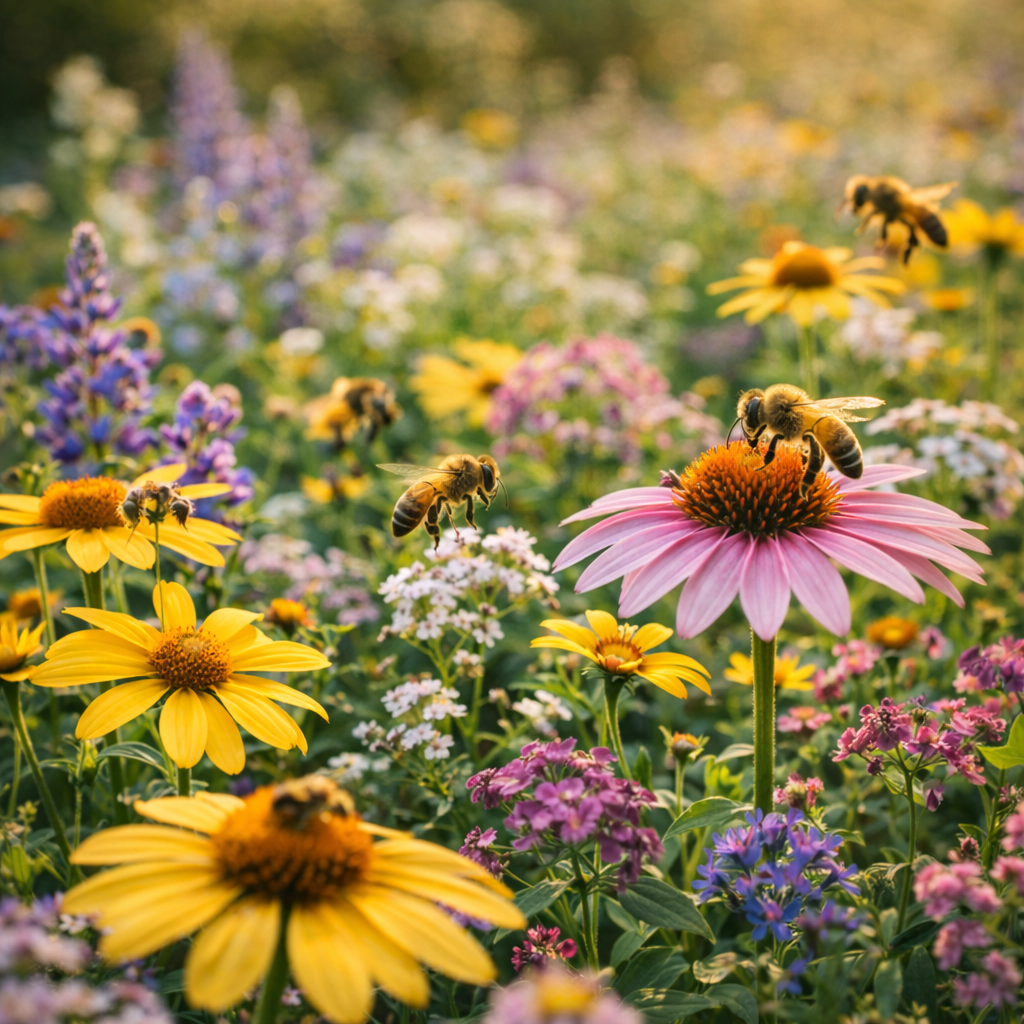 Bee Mix Wildflower Seeds | Pollinator-Friendly Heirloom Flowers