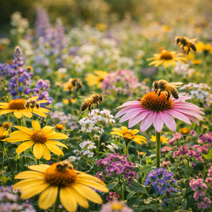 Bee Mix Wildflower Seeds | Pollinator-Friendly Heirloom Flowers