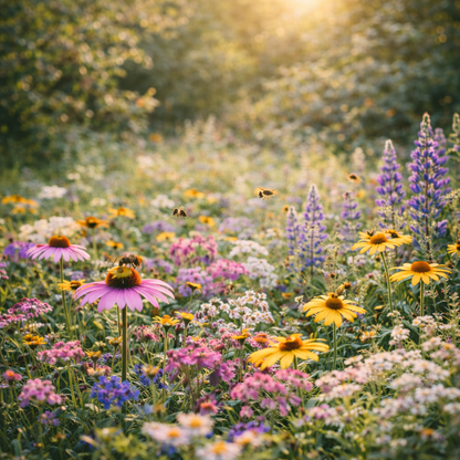 Bee Mix Wildflower Seeds | Pollinator-Friendly Heirloom Flowers