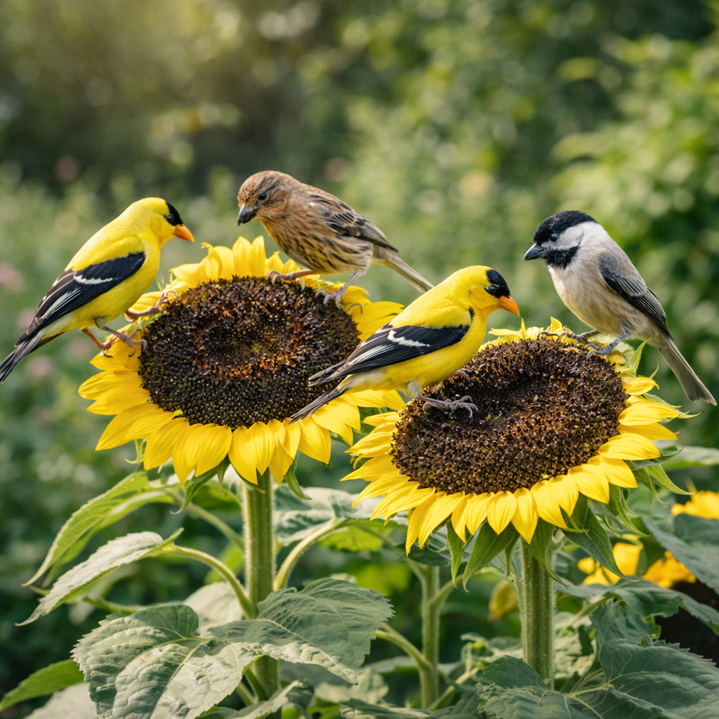 Black Oil Sunflower Heirloom Seeds – High-Yield Sunflowers for Birds, Pollinators & Home Gardens