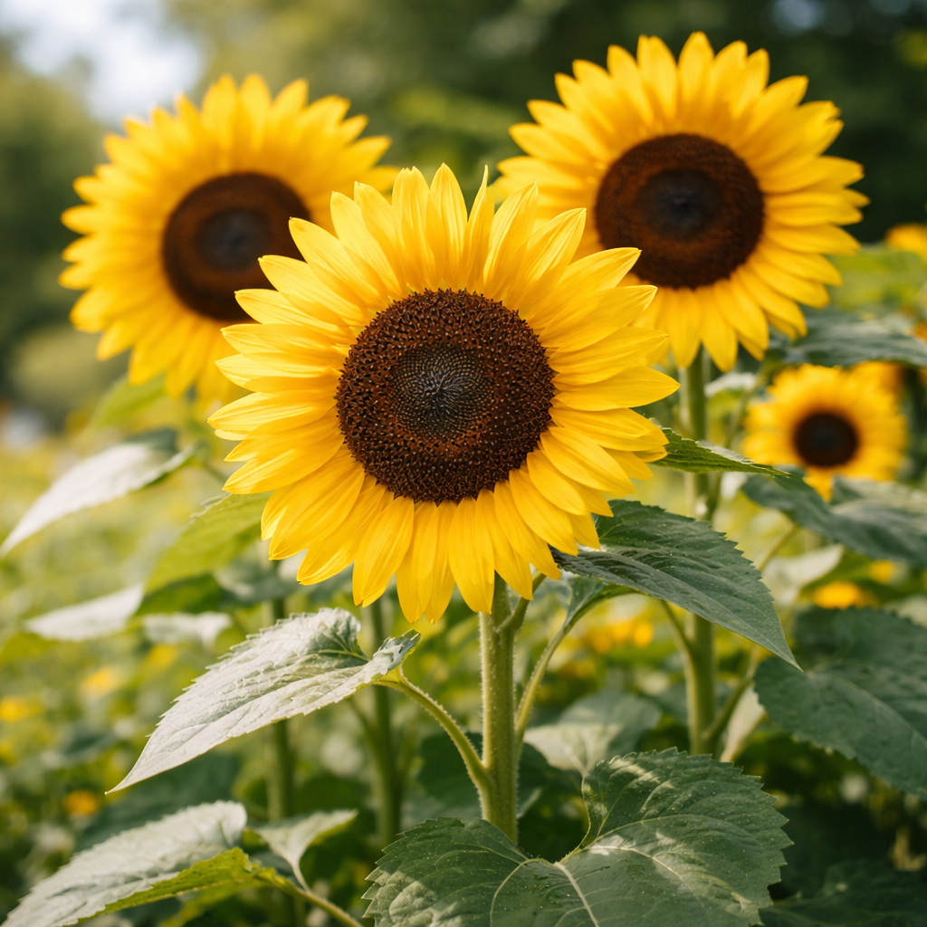 Black Oil Sunflower Heirloom Seeds – High-Yield Sunflowers for Birds, Pollinators & Home Gardens