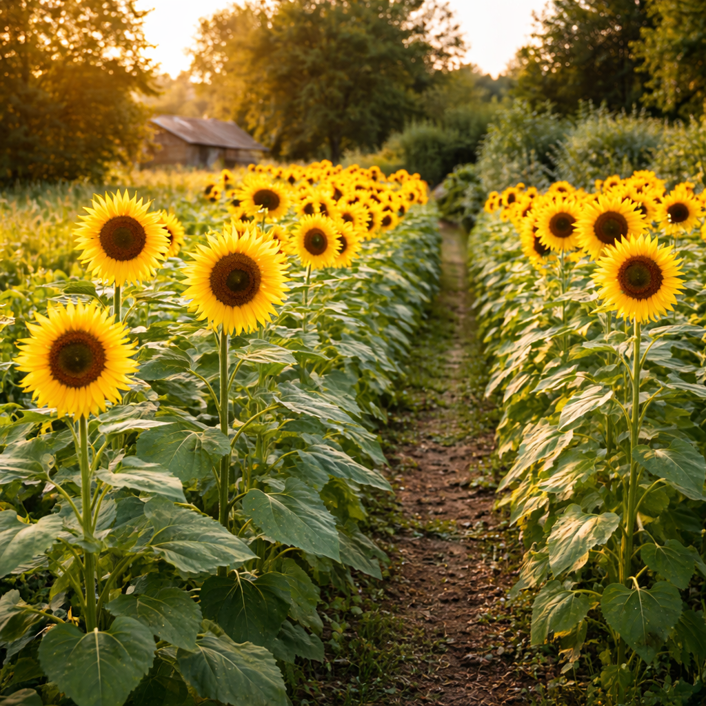 Black Oil Sunflower Heirloom Seeds – High-Yield Sunflowers for Birds, Pollinators & Home Gardens