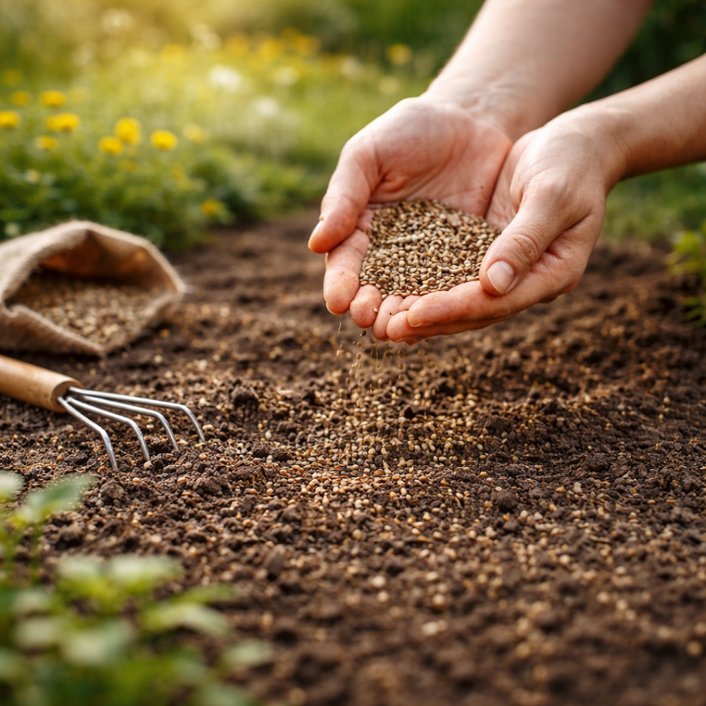 Low Growing Wildflower Seeds Mix – Compact Heirloom Blooms for Borders, Paths & Pollinators