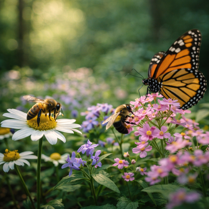 Partial Shade Mix – Wildflower Seeds | Heirloom Blooms for Low-Light Gardens