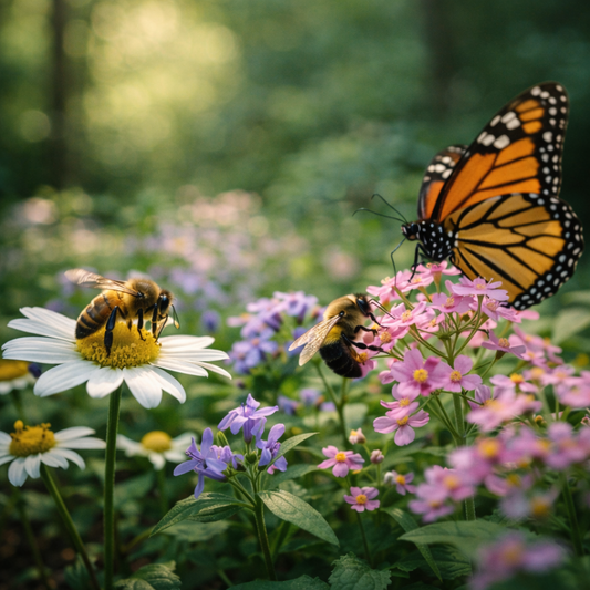 Partial Shade Mix – Wildflower Seeds | Heirloom Blooms for Low-Light Gardens